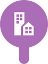 Towns & cities pin