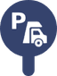 Designated MH parking pin