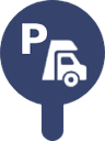 Designated motorhome parking pin